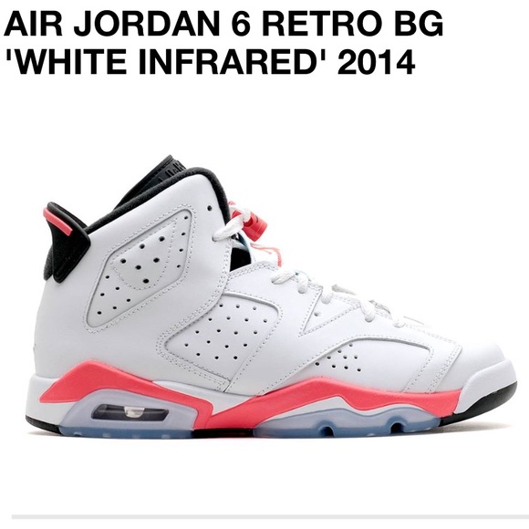 AIR JORDAN 6 RETRO 'WHITE INFRARED' 2014 - Picture 1 of 2